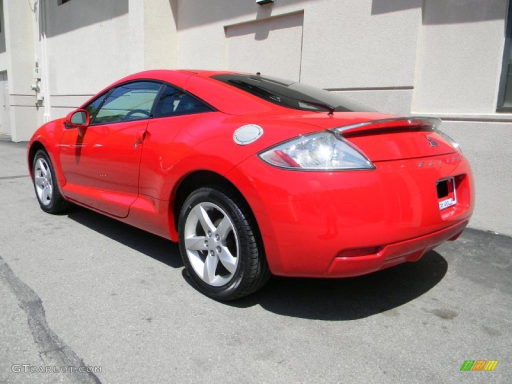 2006 Eclipse GS Coupe - Pure Red / Dark Charcoal photo #4