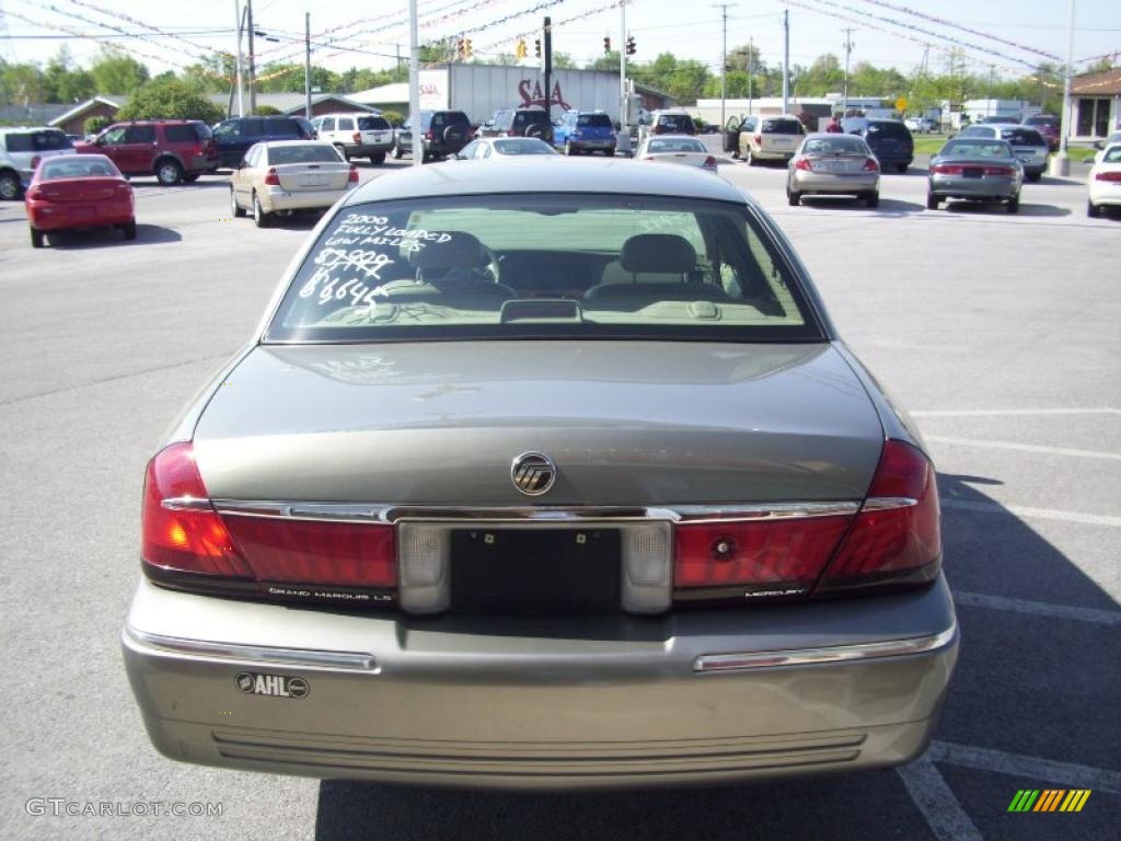 2000 Grand Marquis LS - Spruce Green Metallic / Light Graphite photo #13