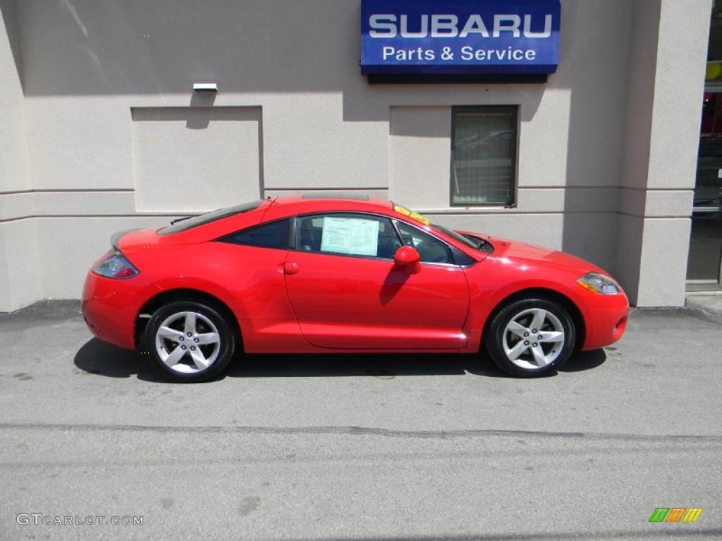 2006 Eclipse GS Coupe - Pure Red / Dark Charcoal photo #5