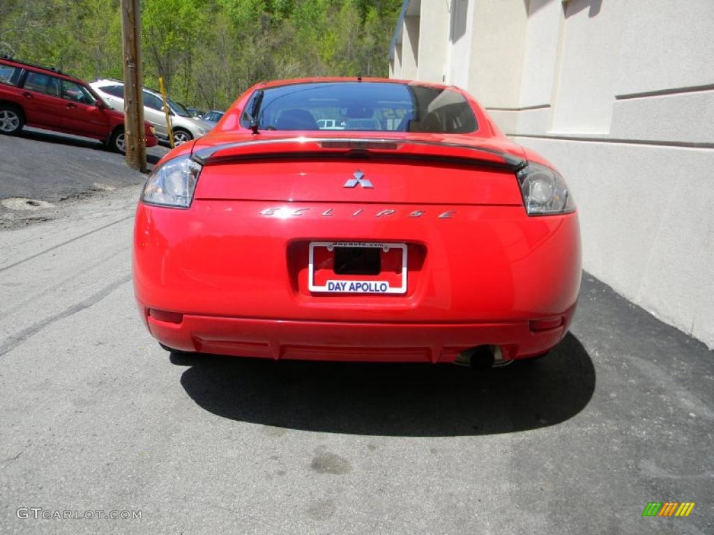 2006 Eclipse GS Coupe - Pure Red / Dark Charcoal photo #8