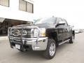 2009 Black Chevrolet Silverado 2500HD LT Crew Cab 4x4  photo #2