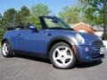 2006 Cool Blue Metallic Mini Cooper Convertible  photo #10