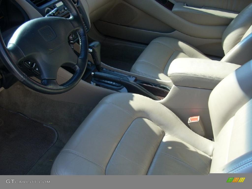 1999 Accord EX V6 Coupe - Dark Emerald Pearl / Ivory photo #7