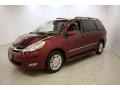 2008 Salsa Red Pearl Toyota Sienna Limited AWD  photo #3