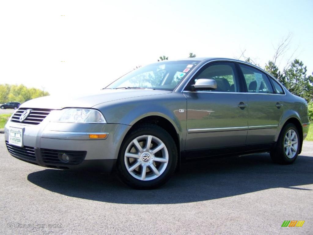 2004 Passat GLS Sedan - Stonehenge Grey Metallic / Grey photo #5