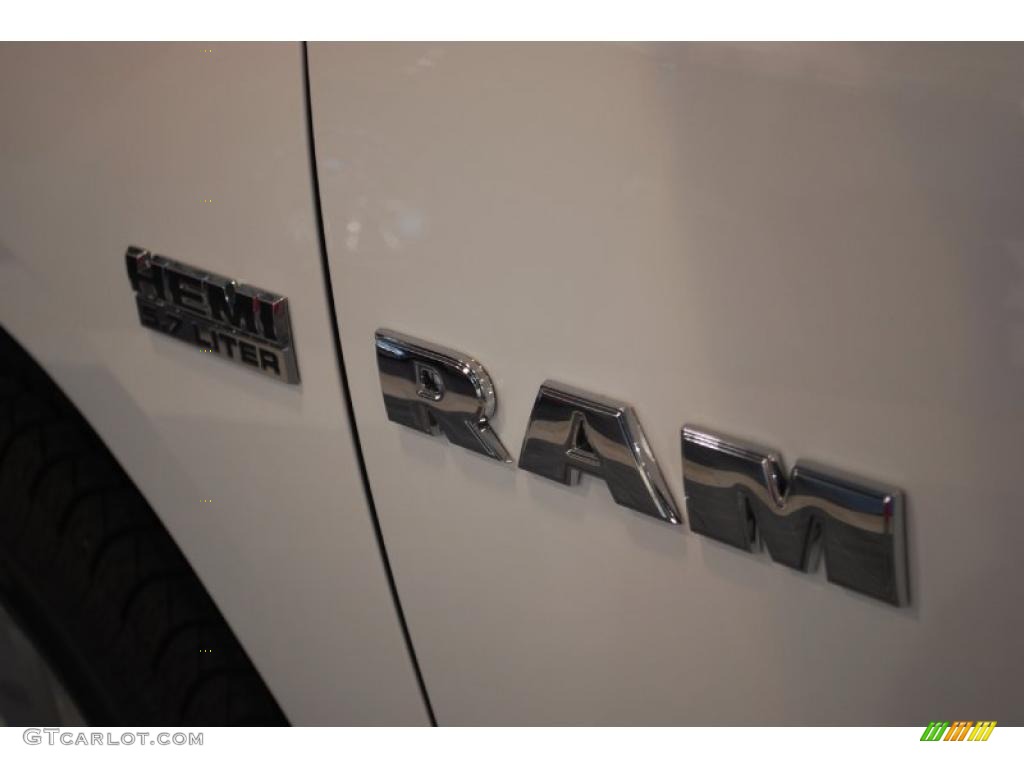 2010 Ram 1500 Big Horn Quad Cab - Stone White / Dark Slate/Medium Graystone photo #5