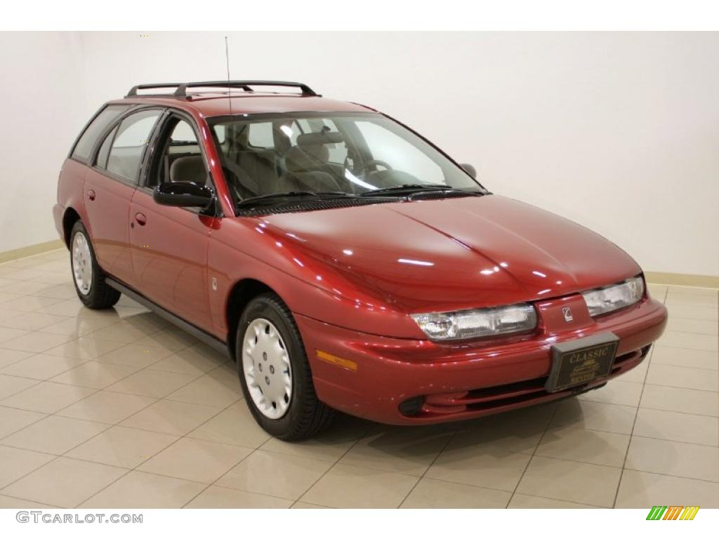 1997 S Series SW2 Wagon - Medium Red / Gray photo #1