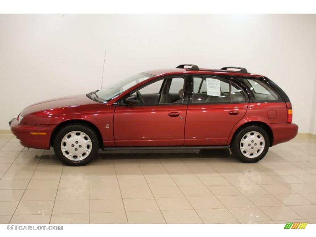 1997 S Series SW2 Wagon - Medium Red / Gray photo #4