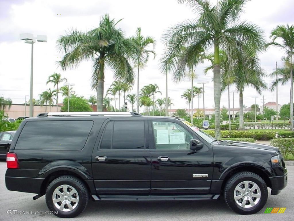 2007 Expedition EL Limited - Black / Camel photo #5