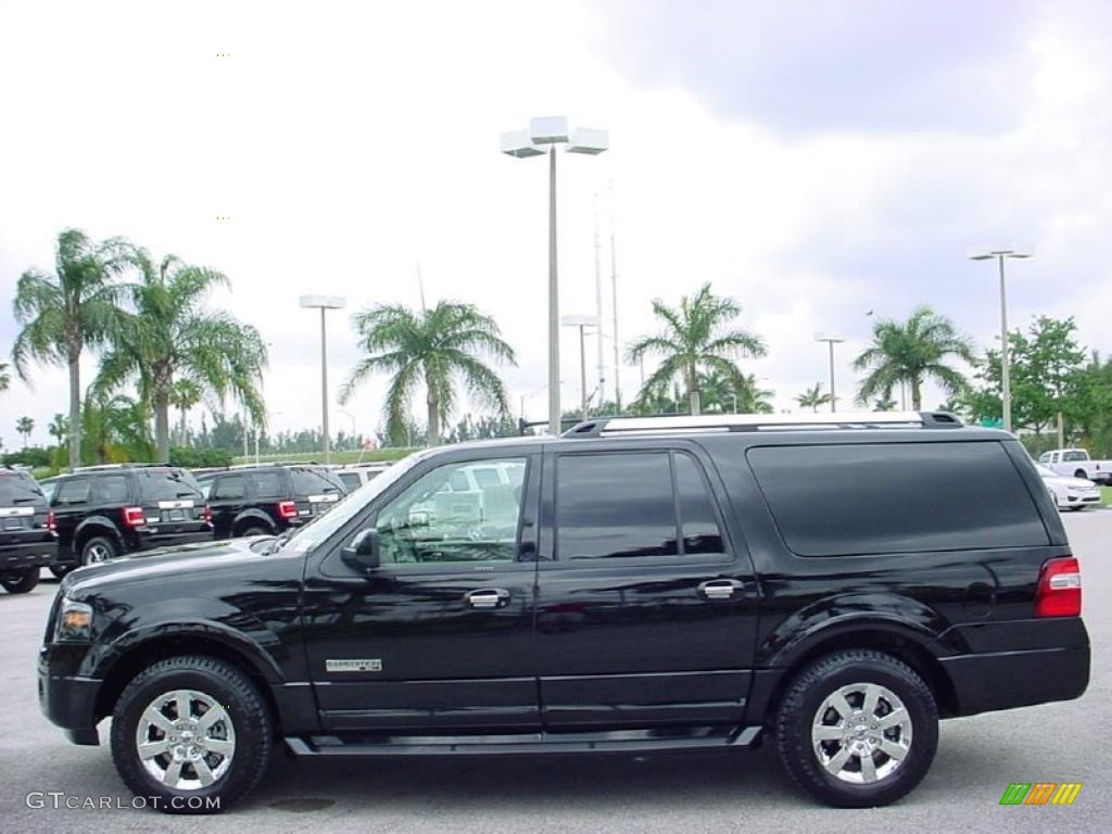 2007 Expedition EL Limited - Black / Camel photo #11