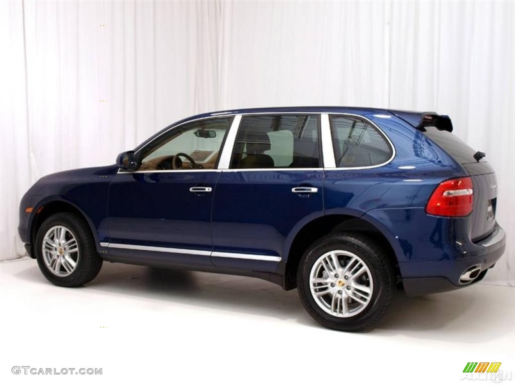 2010 Cayenne Tiptronic - Marine Blue Metallic / Havanna/Sand Beige photo #4