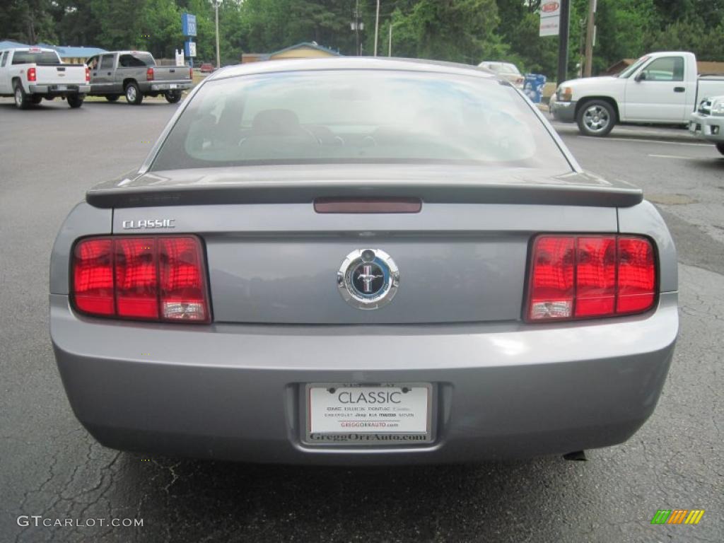 2007 Mustang V6 Deluxe Coupe - Tungsten Grey Metallic / Dark Charcoal photo #6