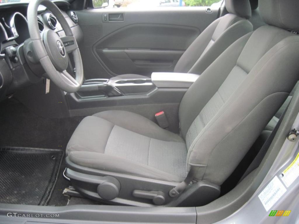 2007 Mustang V6 Deluxe Coupe - Tungsten Grey Metallic / Dark Charcoal photo #8