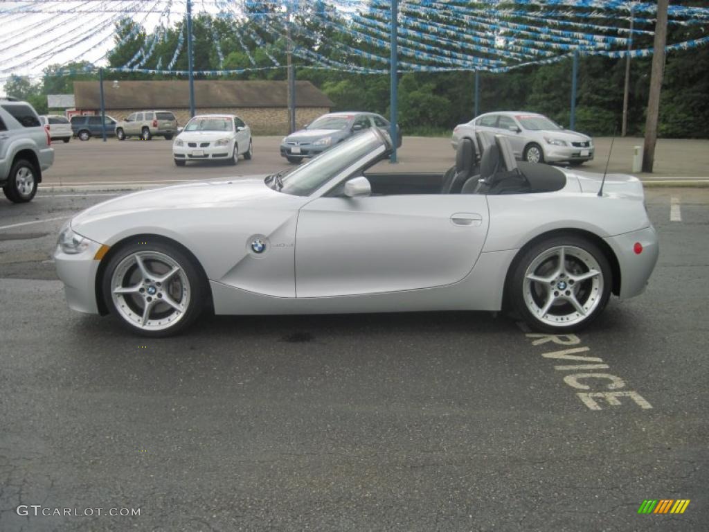 2006 Z4 3.0si Roadster - Silver Grey Metallic / Black photo #1
