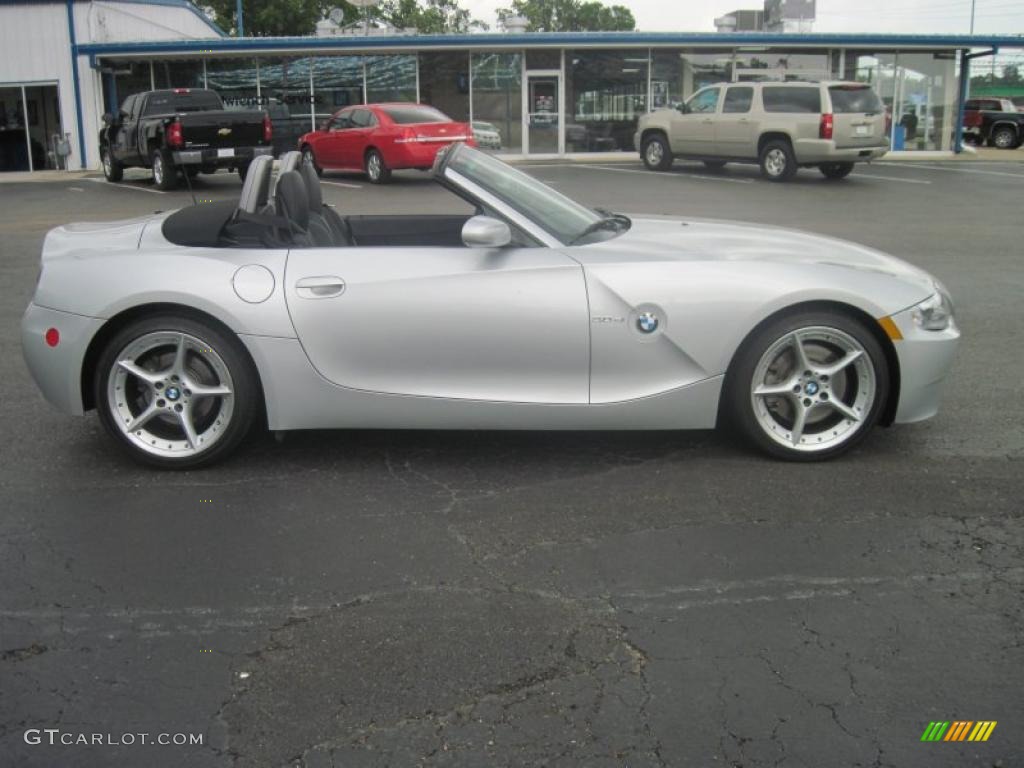 2006 Z4 3.0si Roadster - Silver Grey Metallic / Black photo #2