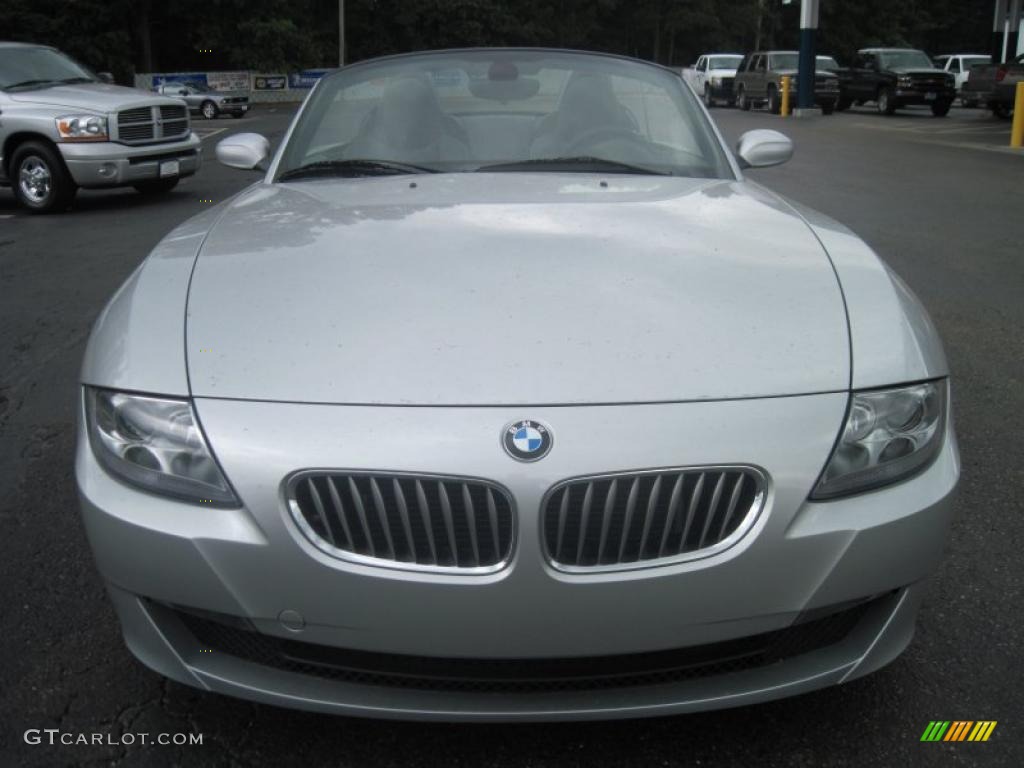 2006 Z4 3.0si Roadster - Silver Grey Metallic / Black photo #3