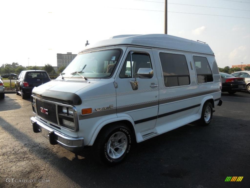 White GMC Vandura Van