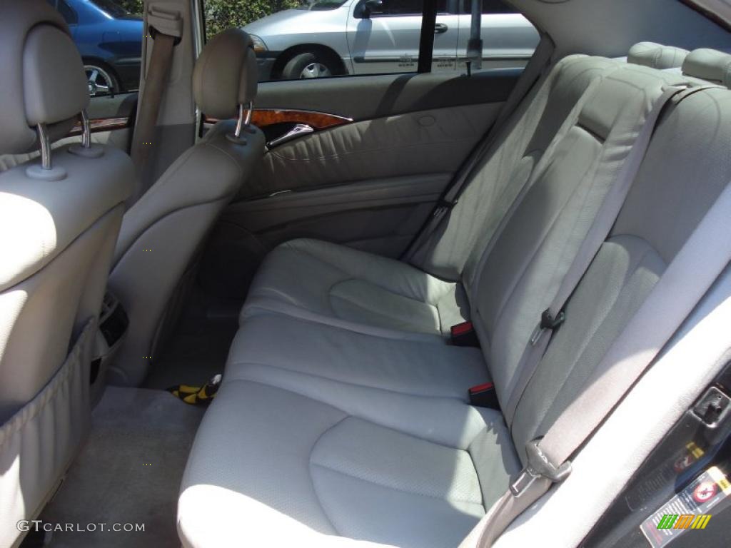 2004 E 500 Sedan - Tectite Grey Metallic / Ash photo #10