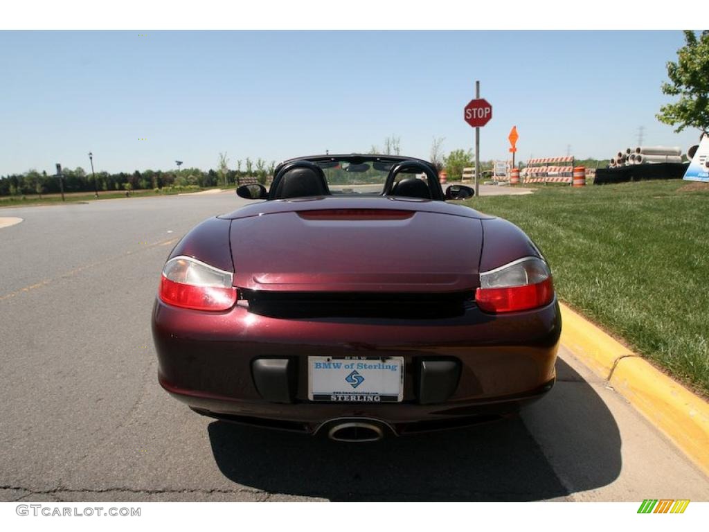 2004 Boxster  - Carmon Red Metallic / Black photo #5