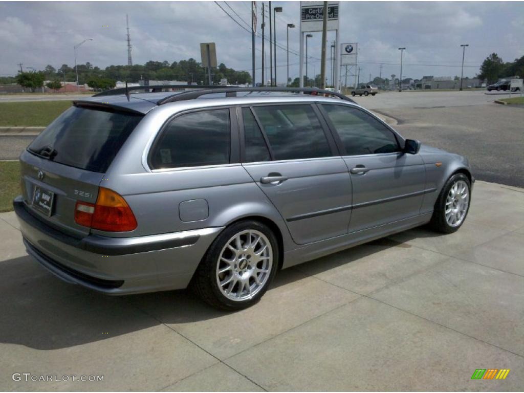 2004 3 Series 325i Wagon - Silver Grey Metallic / Grey photo #4