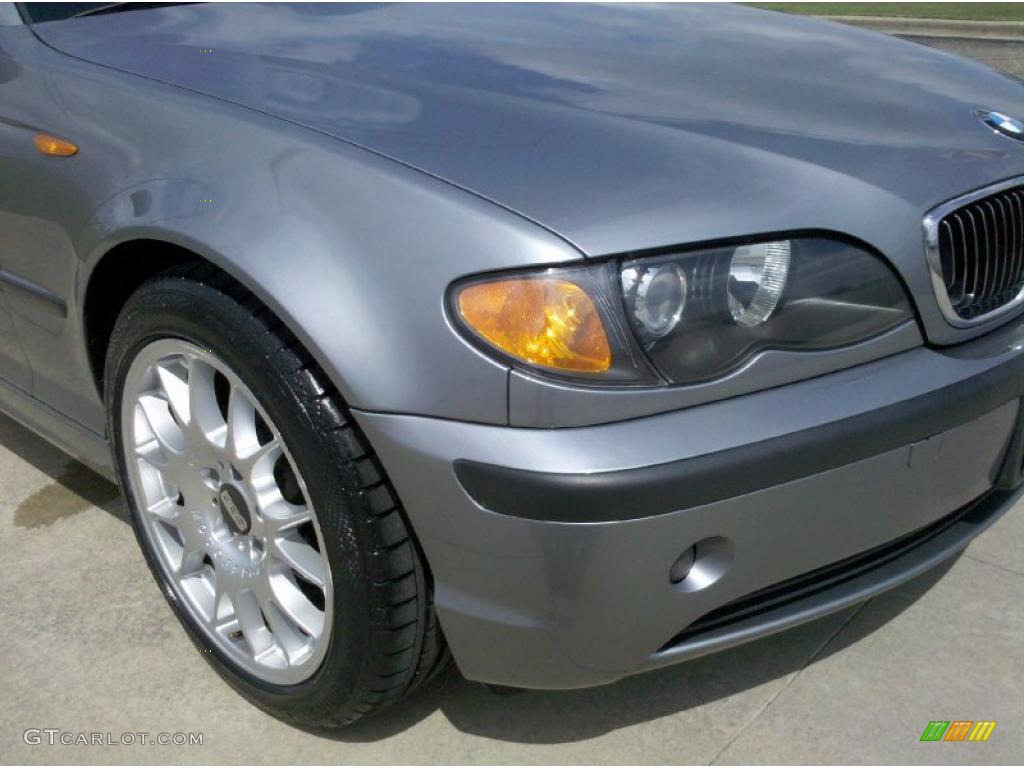2004 3 Series 325i Wagon - Silver Grey Metallic / Grey photo #6