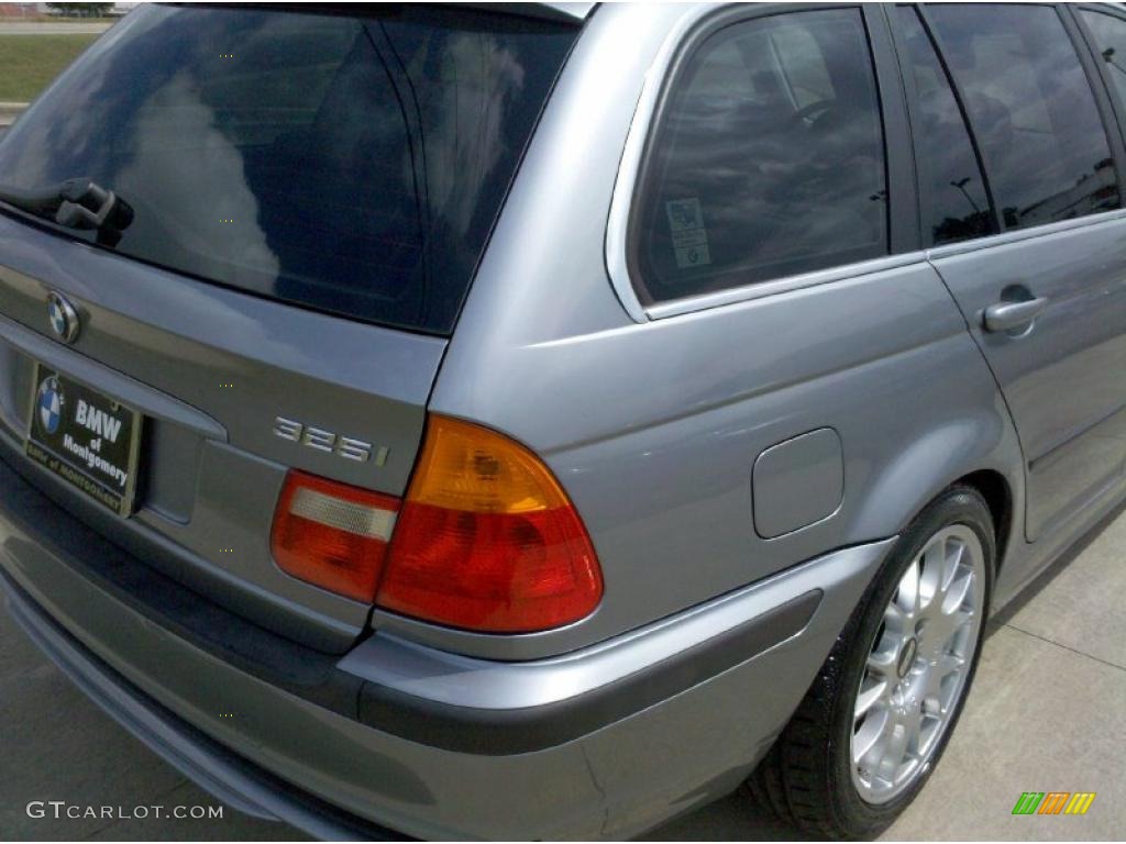 2004 3 Series 325i Wagon - Silver Grey Metallic / Grey photo #9