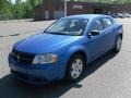 2008 Marathon Blue Pearl Dodge Avenger SE  photo #1