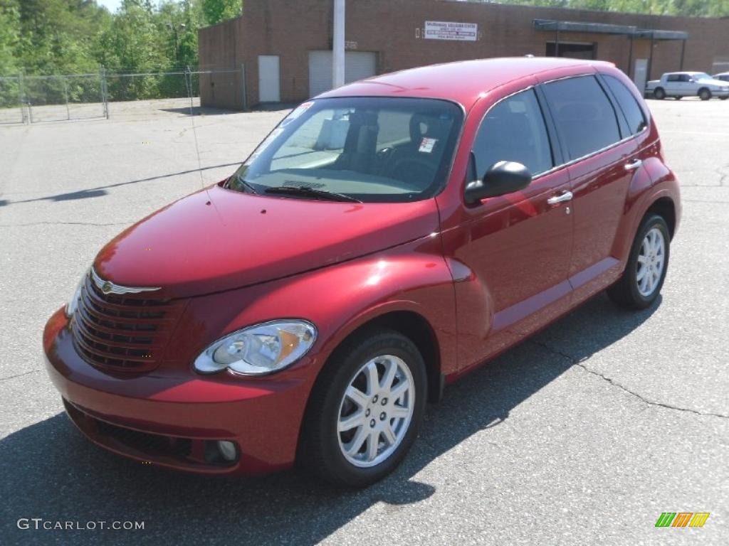 2008 PT Cruiser Touring - Inferno Red Crystal Pearl / Pastel Pebble Beige photo #2