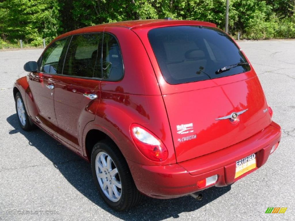 2008 PT Cruiser Touring - Inferno Red Crystal Pearl / Pastel Pebble Beige photo #3