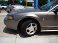 2001 Mineral Grey Metallic Ford Mustang V6 Convertible  photo #29