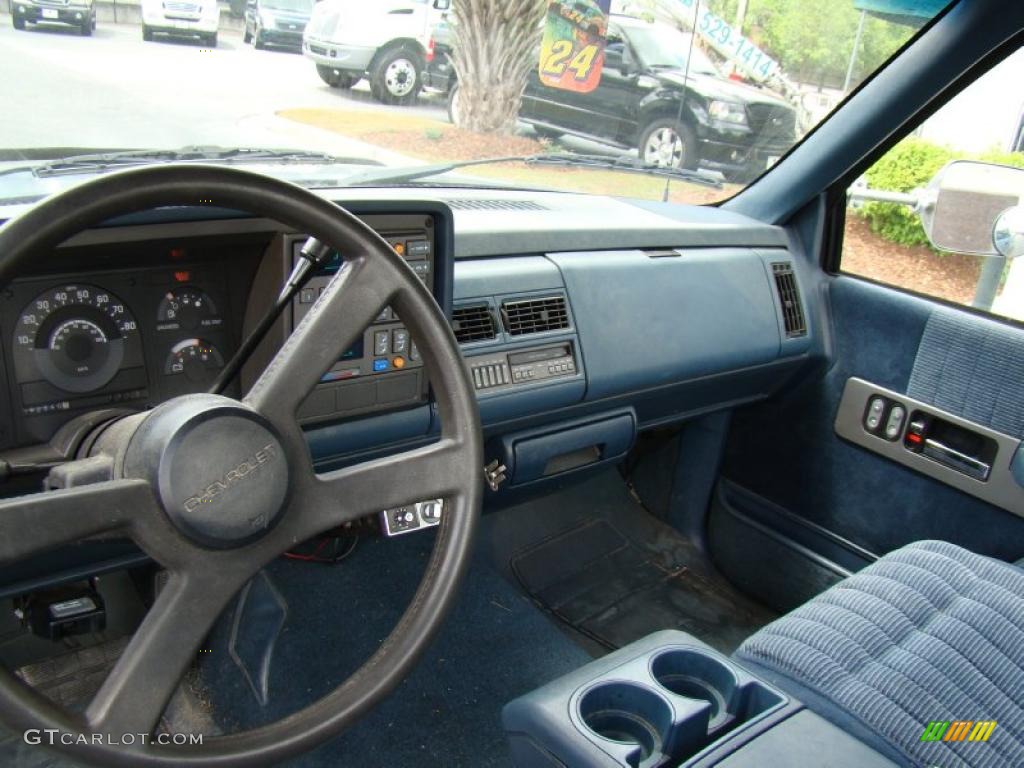 1990 C/K C3500 454 SS Regular Cab - Catalina Blue Metallic / Blue photo #15