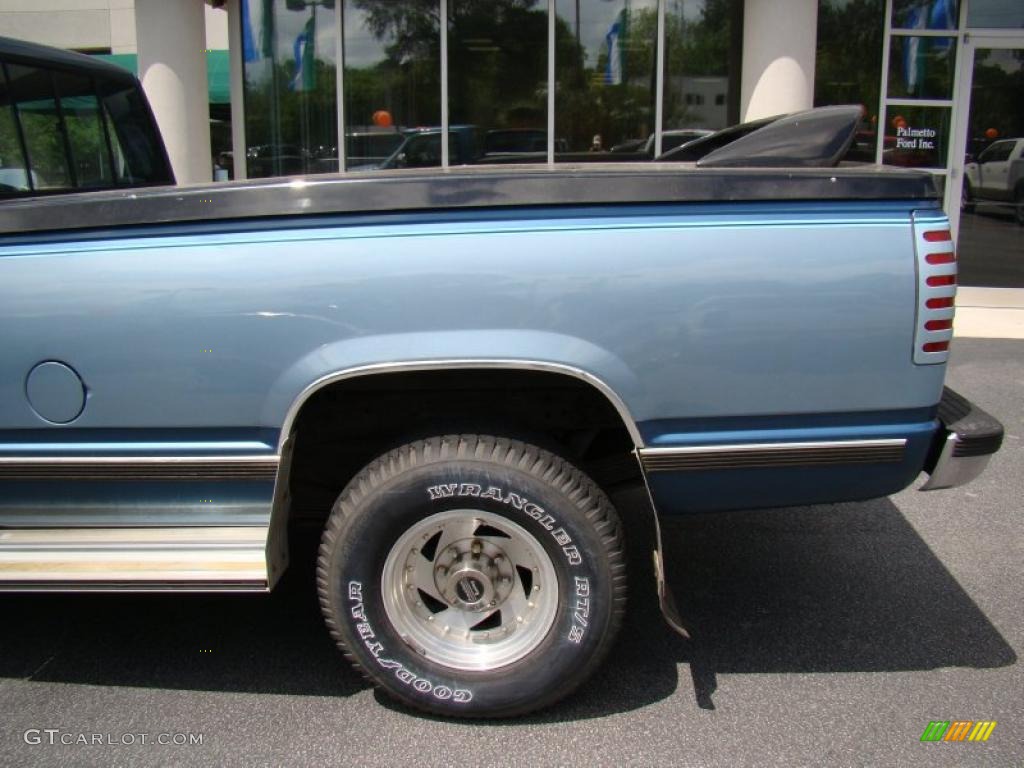 1990 C/K C3500 454 SS Regular Cab - Catalina Blue Metallic / Blue photo #27