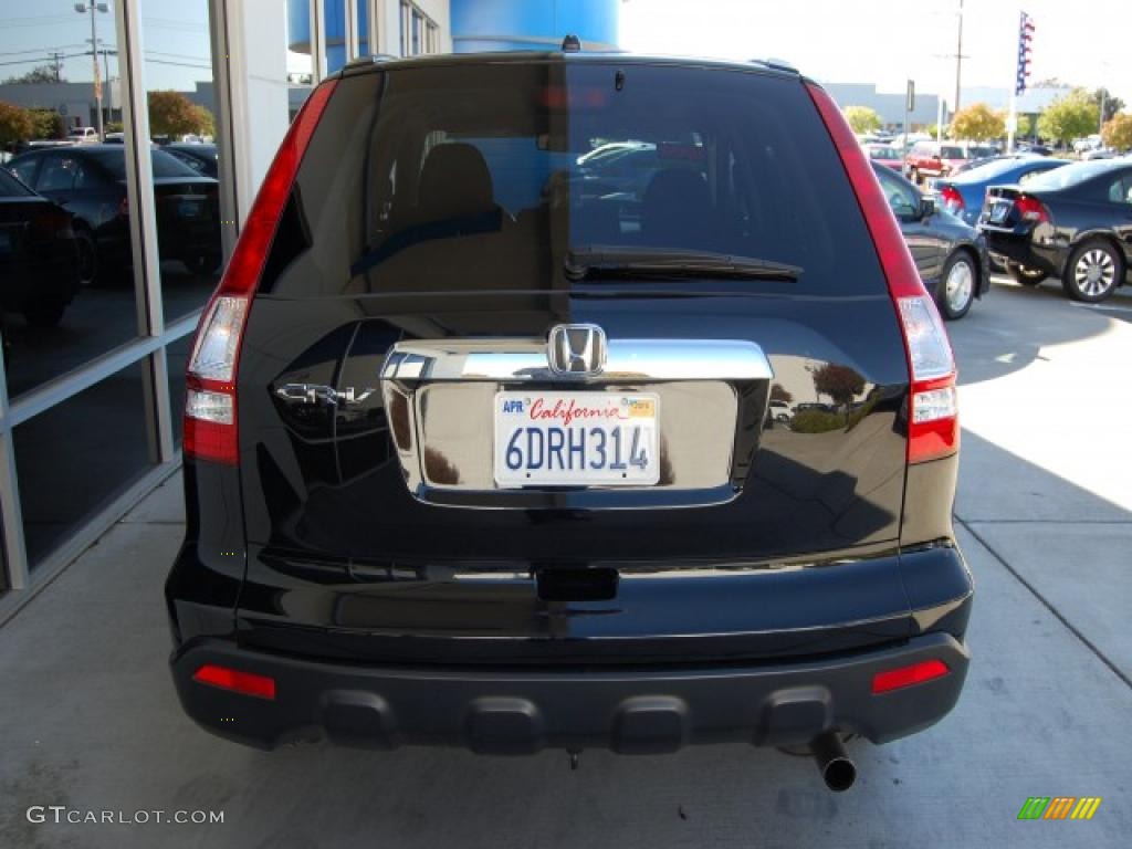 2008 CR-V EX - Nighthawk Black Pearl / Black photo #4