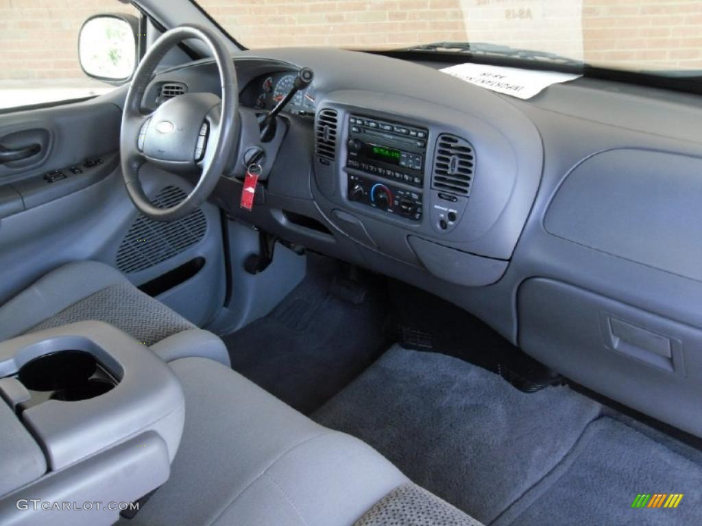 2004 F150 XLT Heritage SuperCab - Dark Shadow Grey Metallic / Heritage Graphite Grey photo #20
