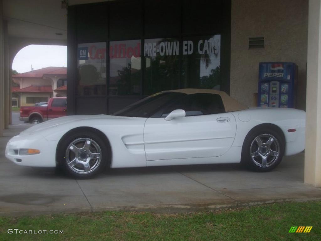 1998 Corvette Convertible - Arctic White / Light Oak photo #6