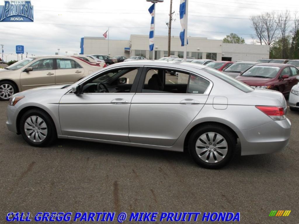 2008 Accord LX Sedan - Alabaster Silver Metallic / Black photo #1