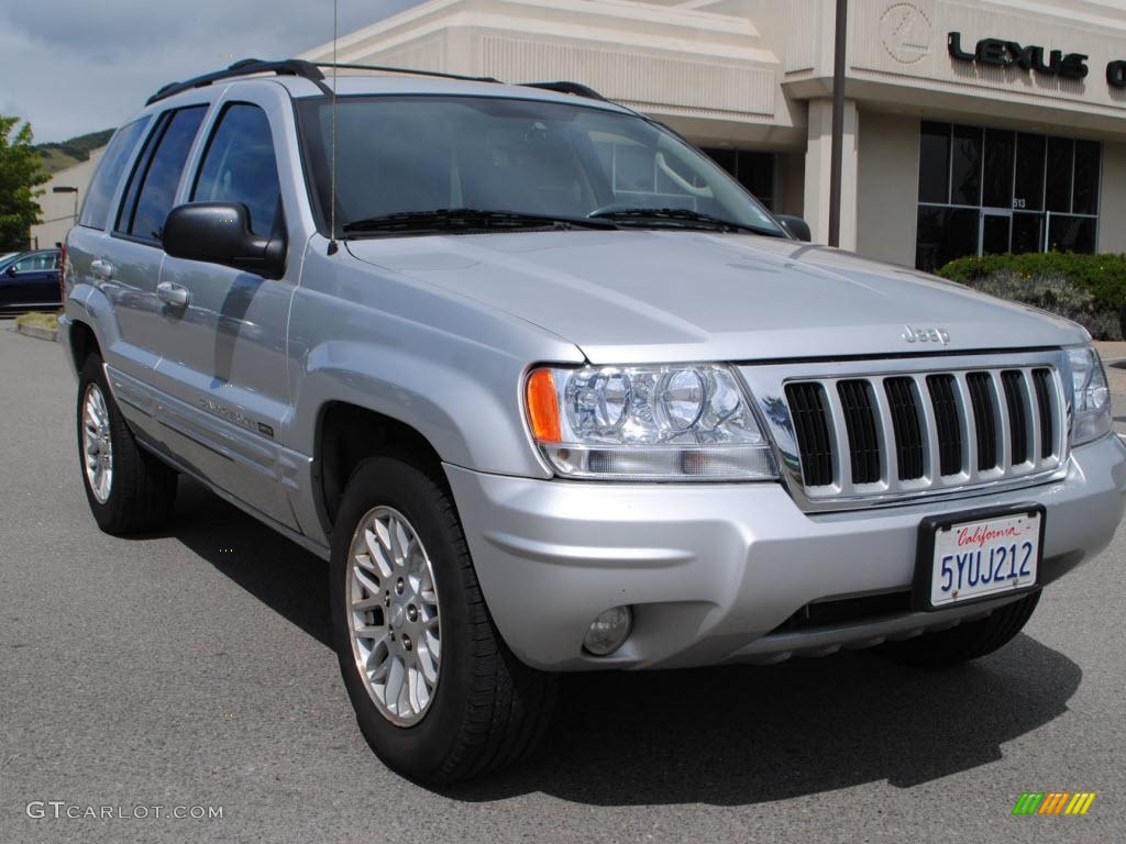 2004 Grand Cherokee Limited 4x4 - Bright Silver Metallic / Dark Slate Gray photo #1