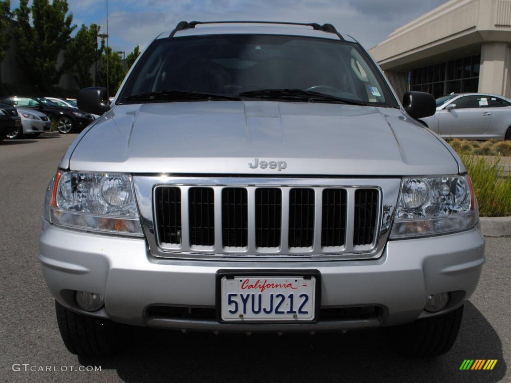 2004 Grand Cherokee Limited 4x4 - Bright Silver Metallic / Dark Slate Gray photo #2