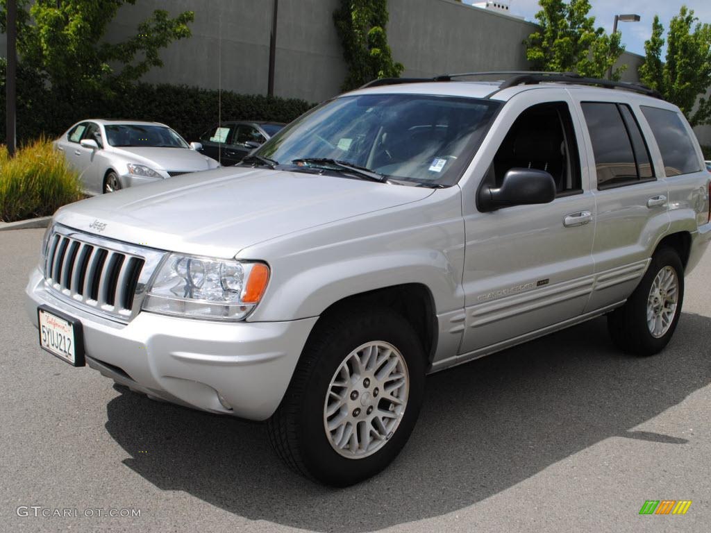 2004 Grand Cherokee Limited 4x4 - Bright Silver Metallic / Dark Slate Gray photo #3