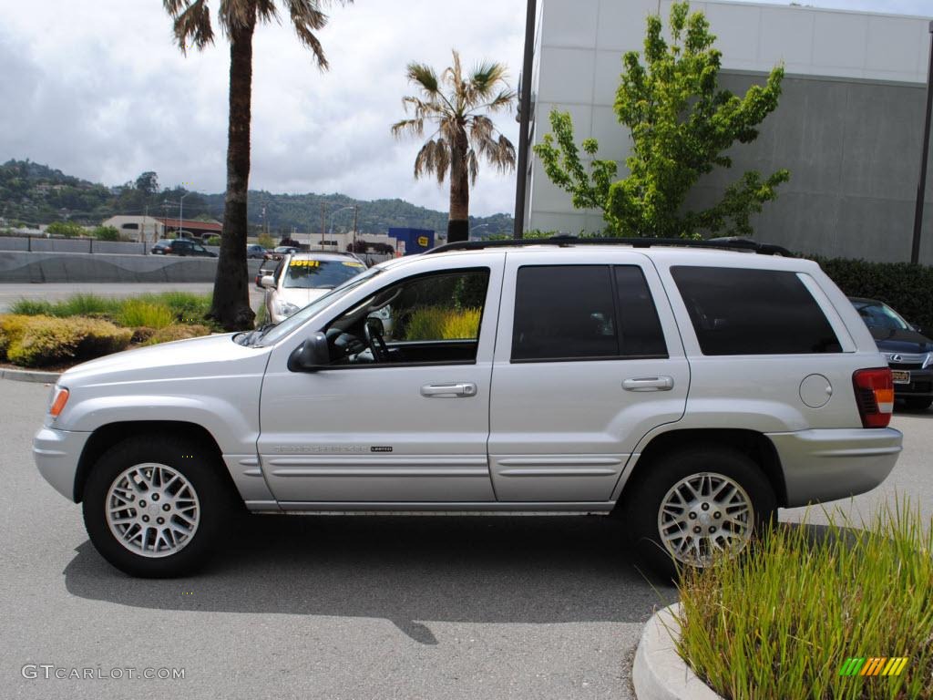 2004 Grand Cherokee Limited 4x4 - Bright Silver Metallic / Dark Slate Gray photo #4