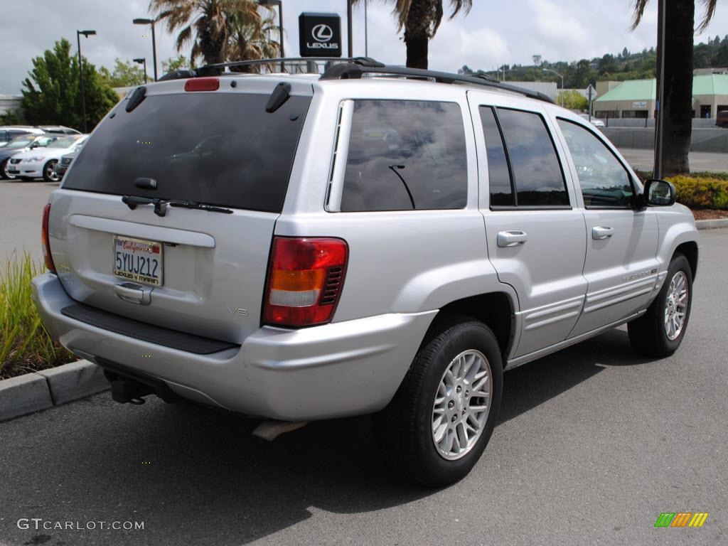 2004 Grand Cherokee Limited 4x4 - Bright Silver Metallic / Dark Slate Gray photo #7