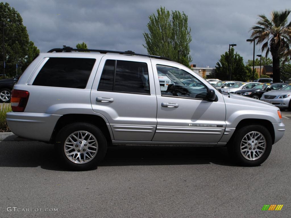 2004 Grand Cherokee Limited 4x4 - Bright Silver Metallic / Dark Slate Gray photo #8