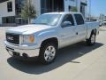 2010 Pure Silver Metallic GMC Sierra 1500 SLE Crew Cab 4x4  photo #1