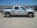 2010 Pure Silver Metallic GMC Sierra 1500 SLE Crew Cab 4x4  photo #4