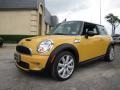 2007 Mellow Yellow Mini Cooper S Hardtop  photo #3