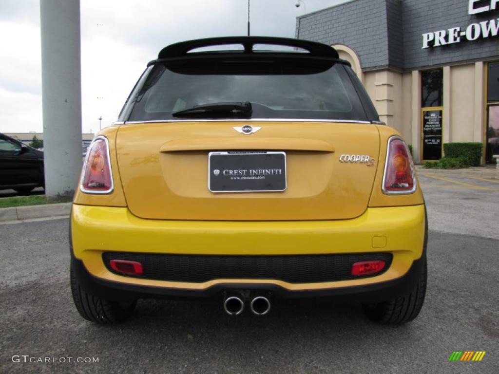 2007 Cooper S Hardtop - Mellow Yellow / Grey/Carbon Black photo #6