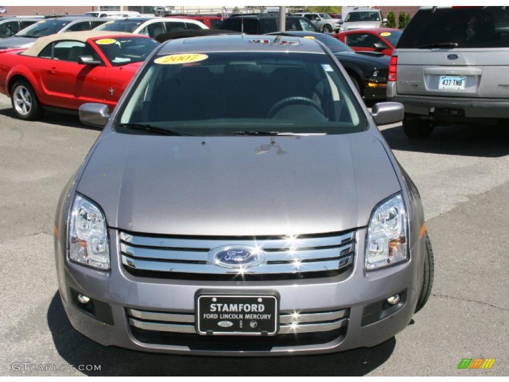 2007 Fusion SE V6 - Tungsten Grey Metallic / Charcoal Black photo #2