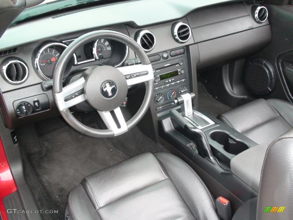 2007 Mustang V6 Premium Convertible - Redfire Metallic / Dark Charcoal photo #18