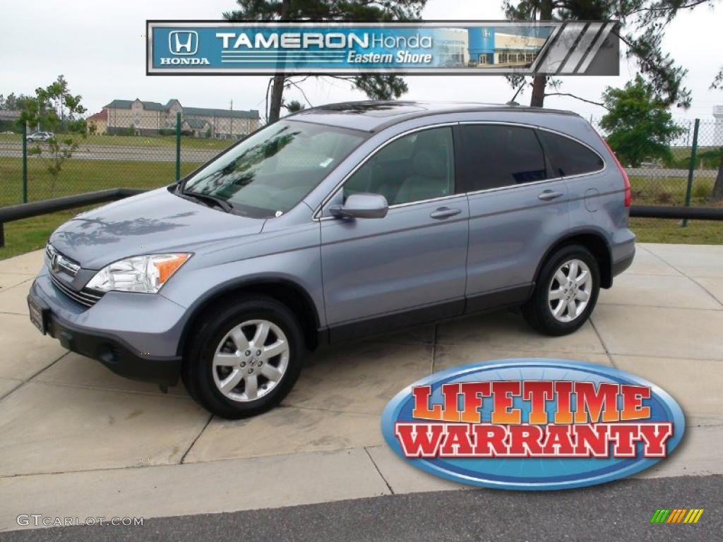 2007 CR-V EX-L - Glacier Blue Metallic / Gray photo #1