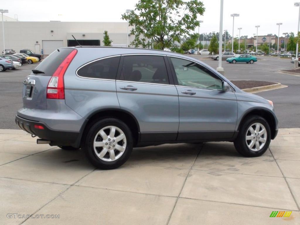 2007 CR-V EX-L - Glacier Blue Metallic / Gray photo #5